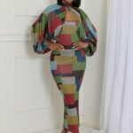 2 Piece Block Maxi Set