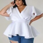 Bryanna Peplum Top