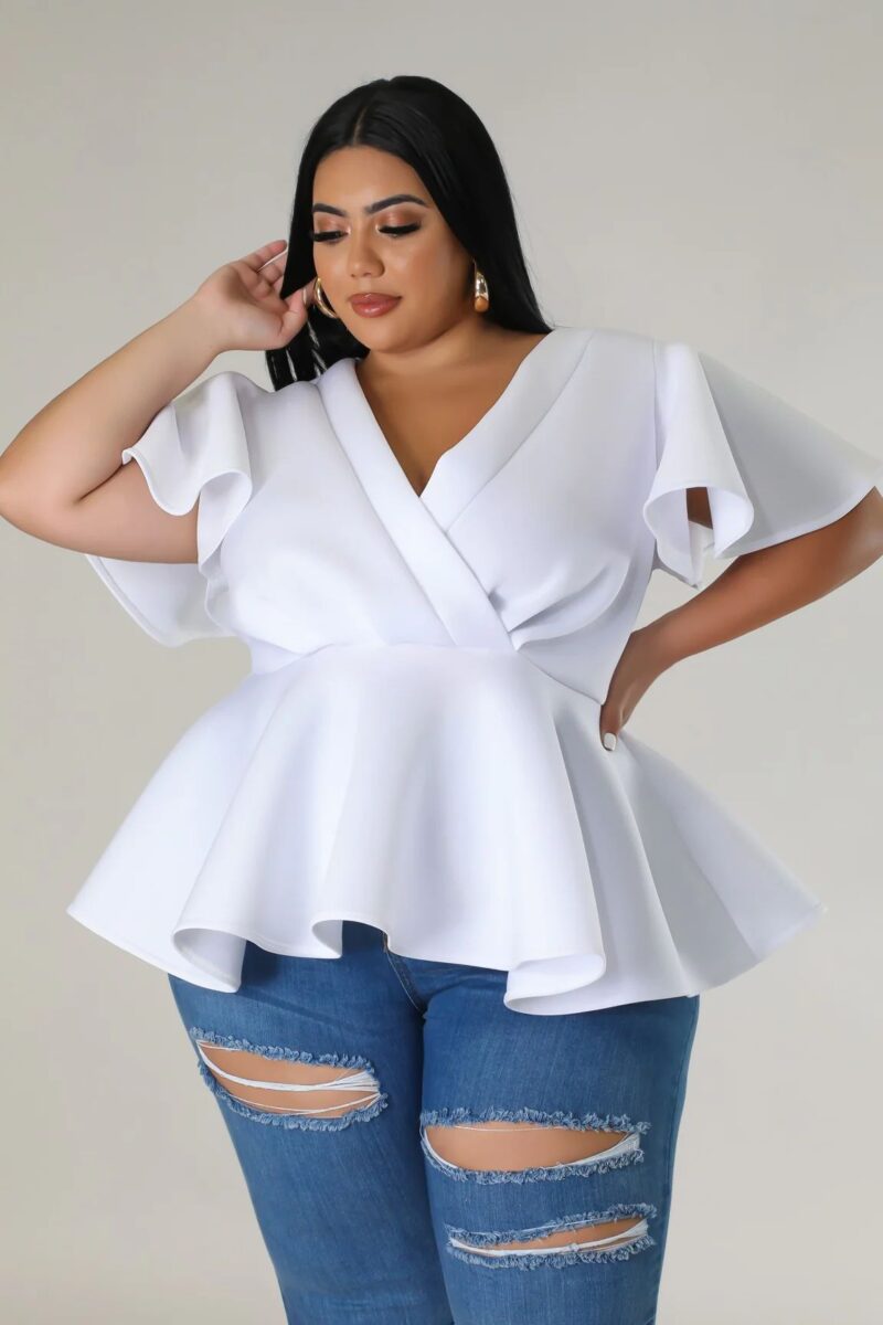 Bryanna Peplum Top