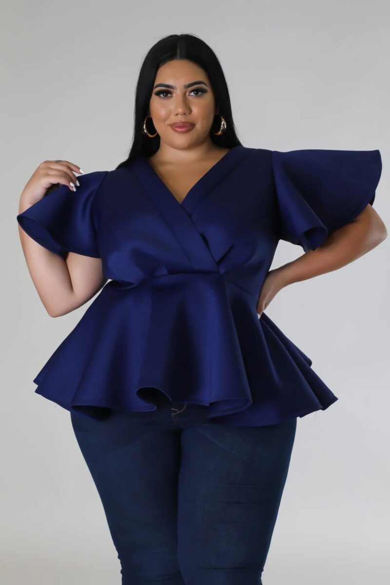 Bryanna Peplum Top