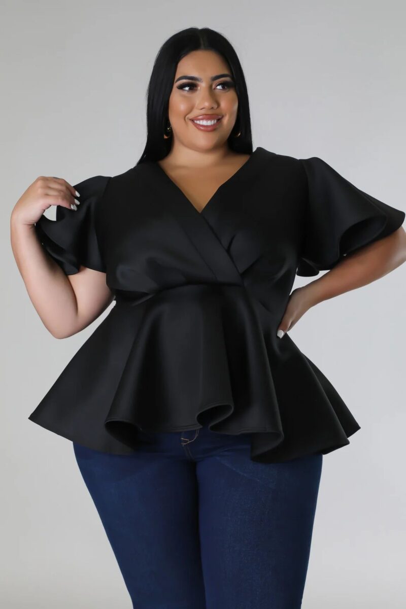 Bryanna Peplum Top