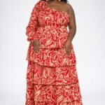 Corsage One Shoulder Dress